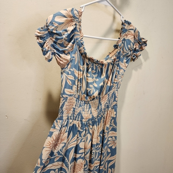 Patrons of peace Floral Short Sleeves Smocked Dress size XS - Picture 10 of 11